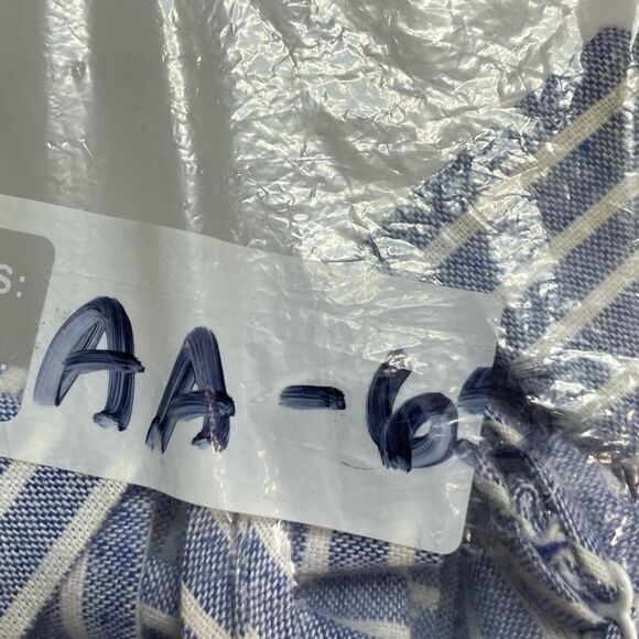 5āfor $25š„PurpleāSnow Nautical Striped Linen Blend Shorts Romper Large - Picture 6 of 6